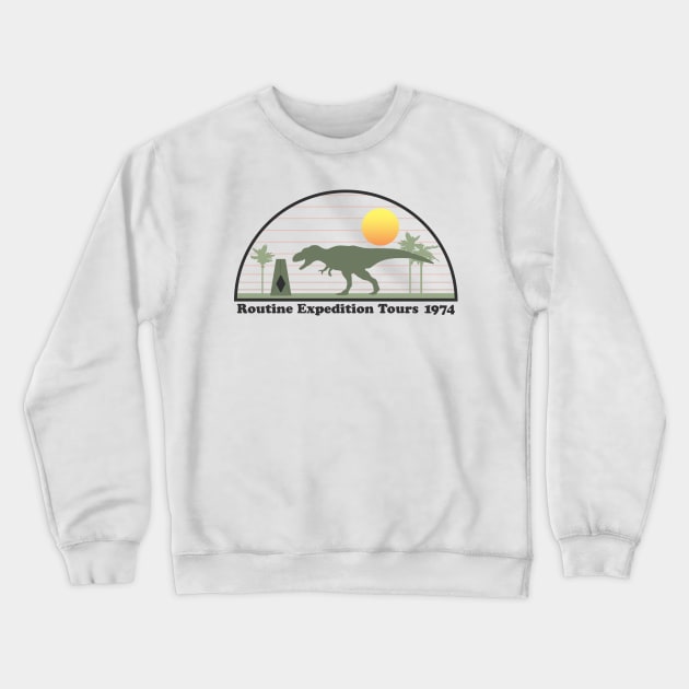 Routine Expedition Tours 1974 Crewneck Sweatshirt by GloopTrekker